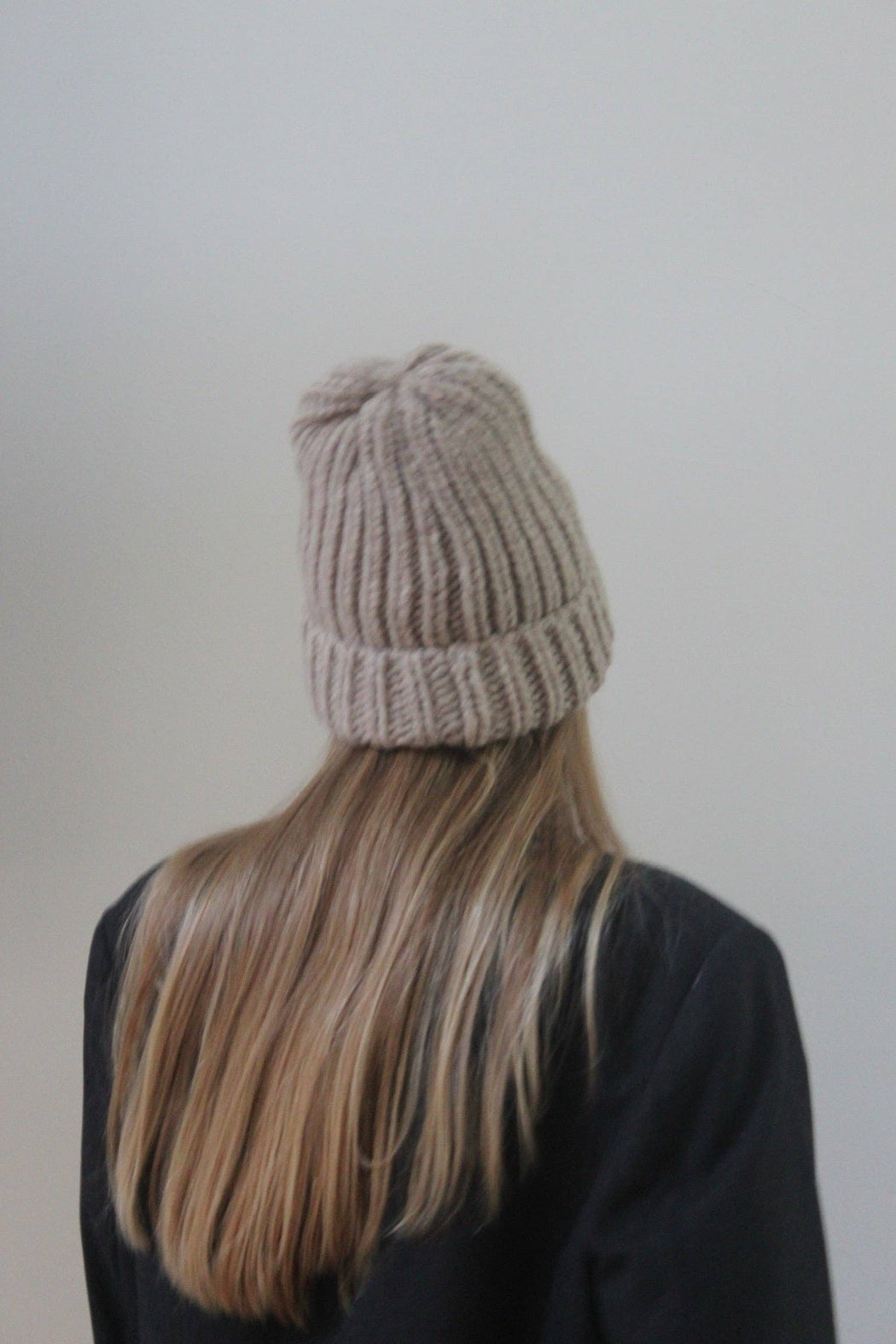 Frankie Knitted Alpaca Hat | Oat