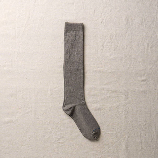 Organic Cotton Yak Knee Socks | Dark Grey