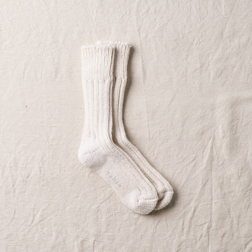 Organic Cotton Low Gauge Socks | Natural