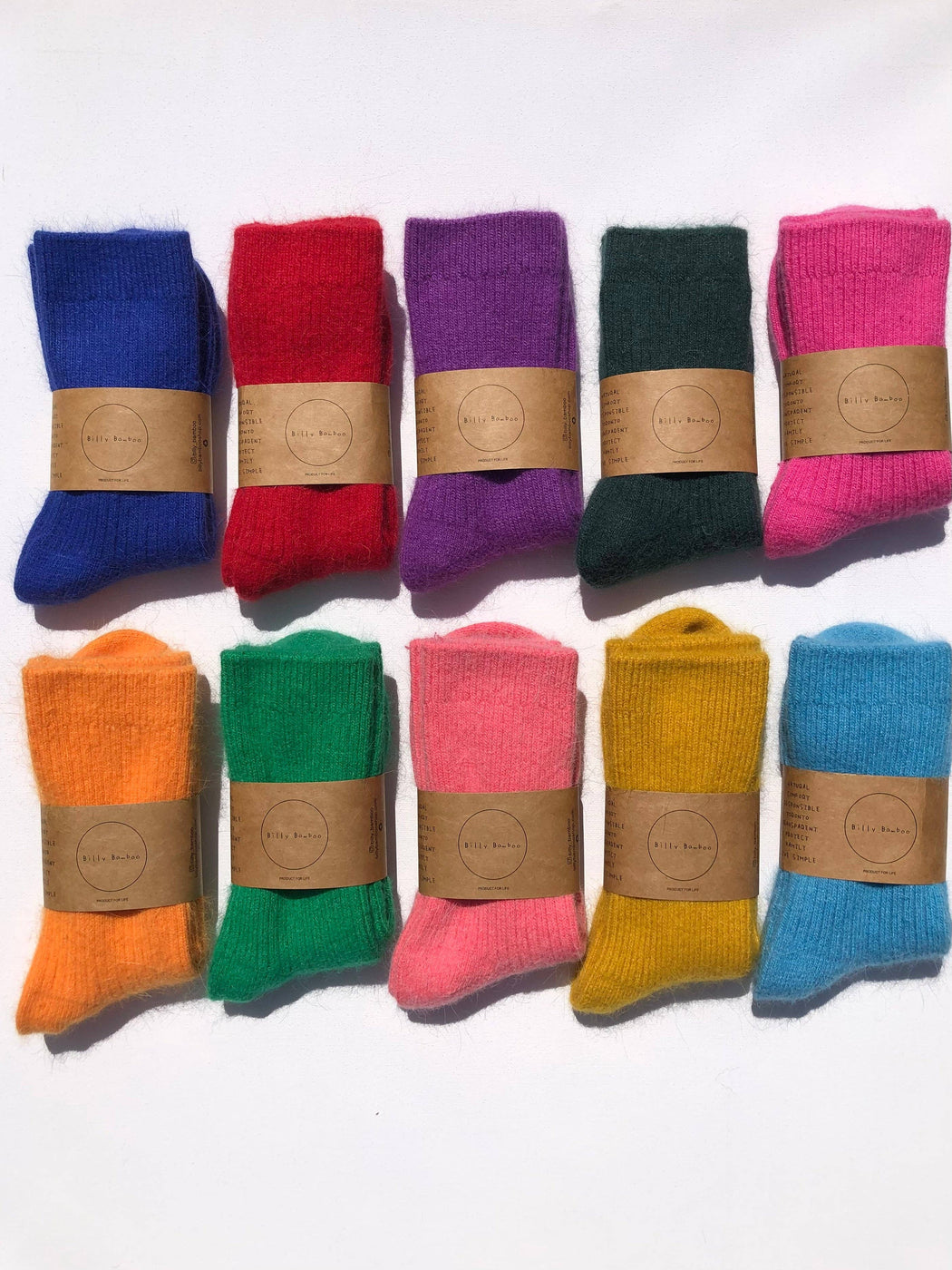 ANGORA WOOL SOCKS | Emerald