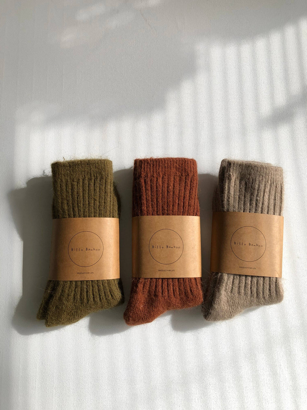 ROYAL ANGORA CABIN SOCKS | Maple