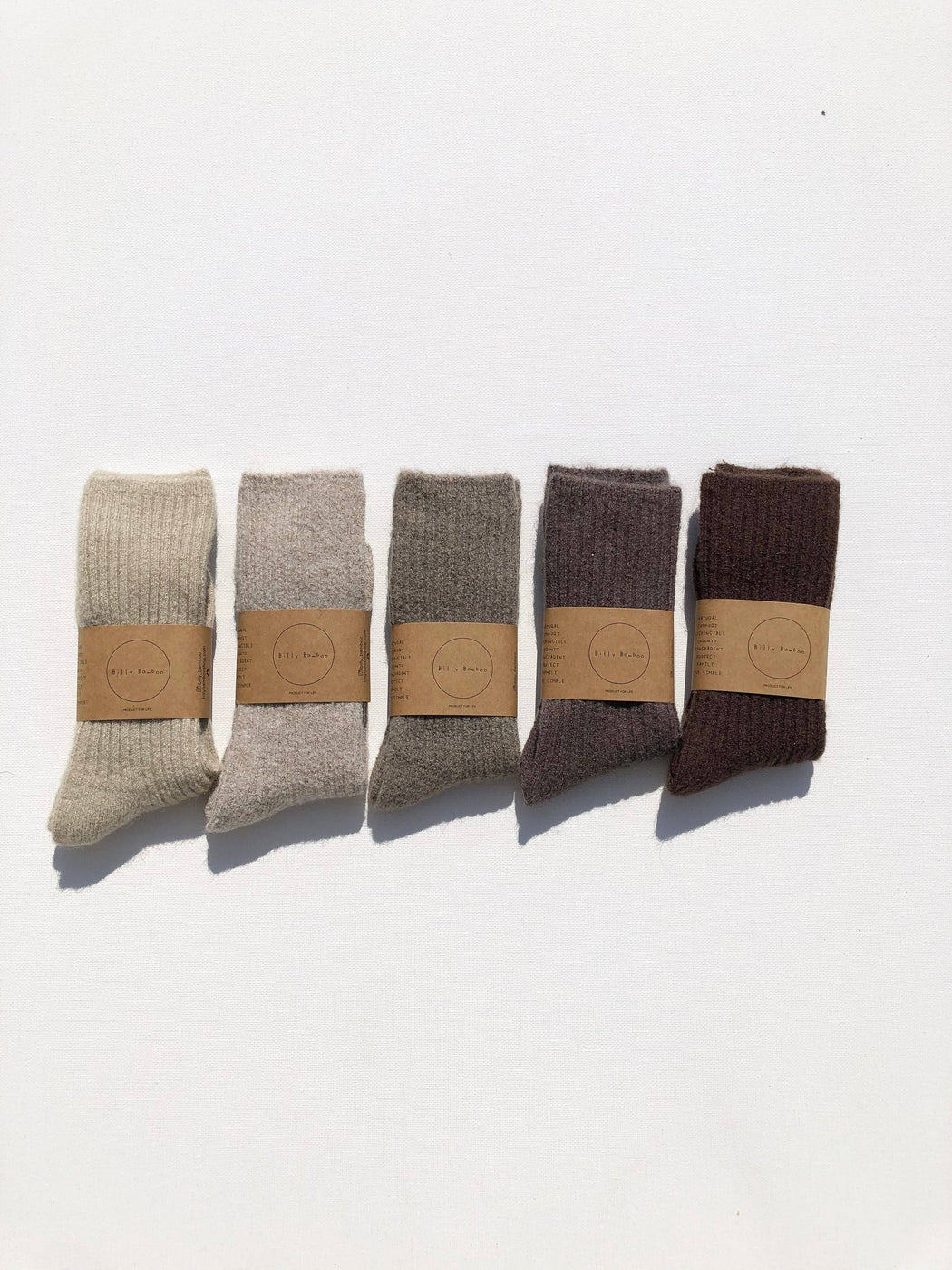 ALPACA CABIN SOCKS | Mushroom