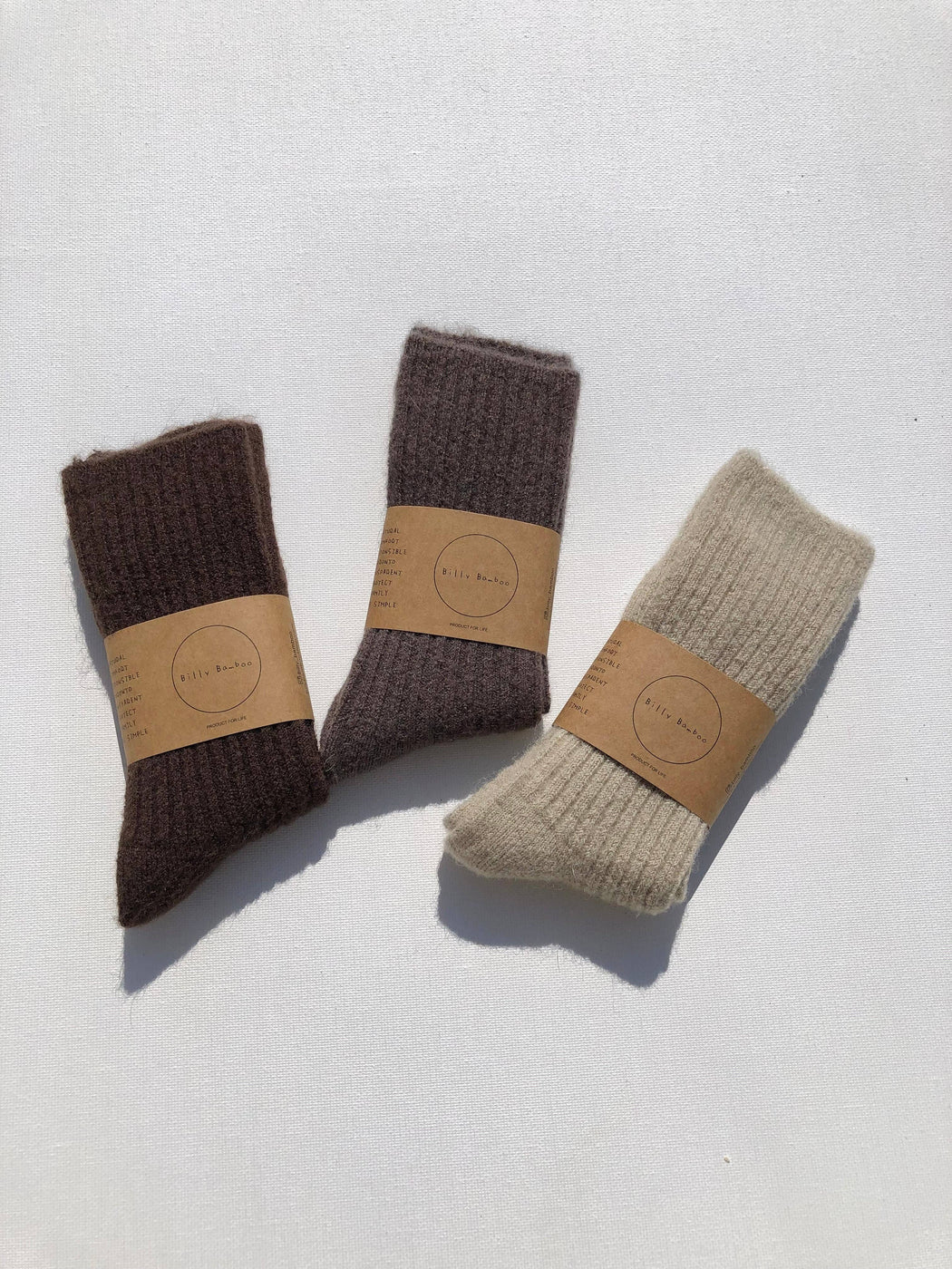 ALPACA CABIN SOCKS | Mushroom