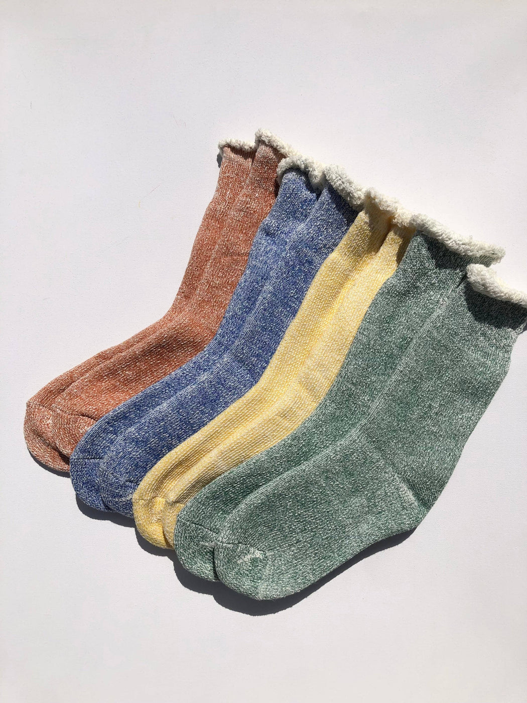 SUPER TERRY LOOP SOCKS | Clementine