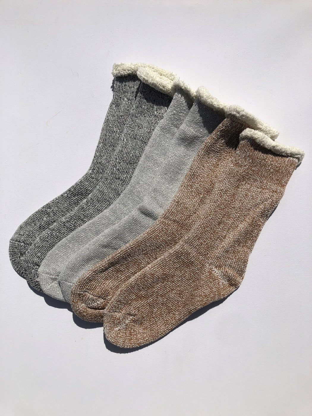 SUPER TERRY LOOP SOCKS | Rock