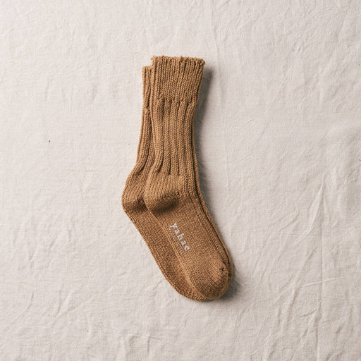 Organic Cotton Low Gauge Socks | Brown