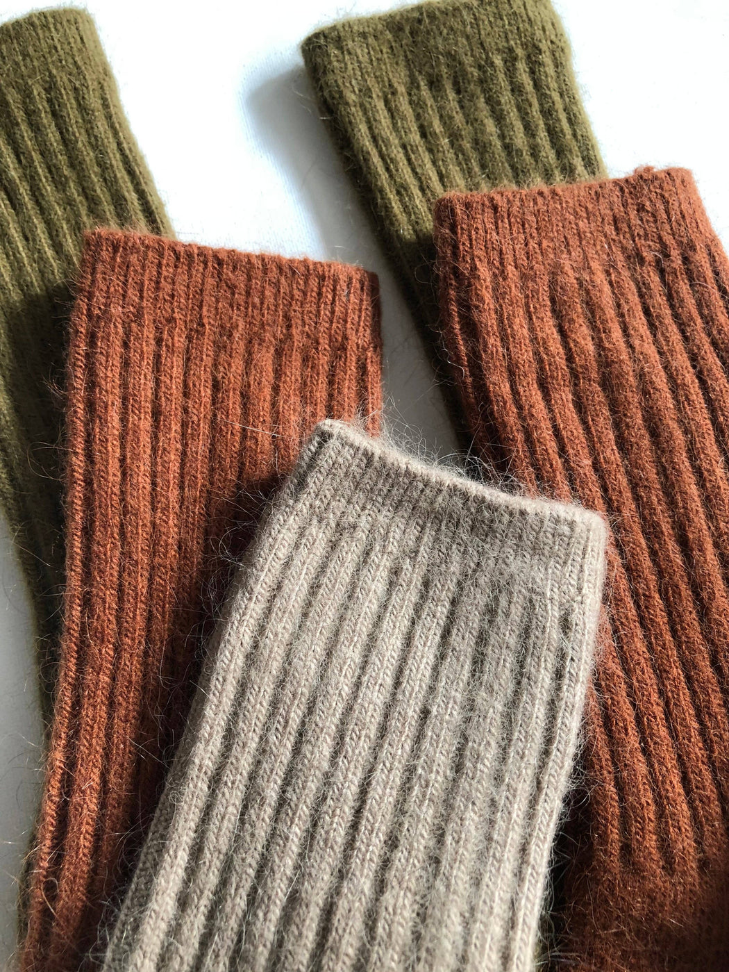 ROYAL ANGORA CABIN SOCKS | Maple