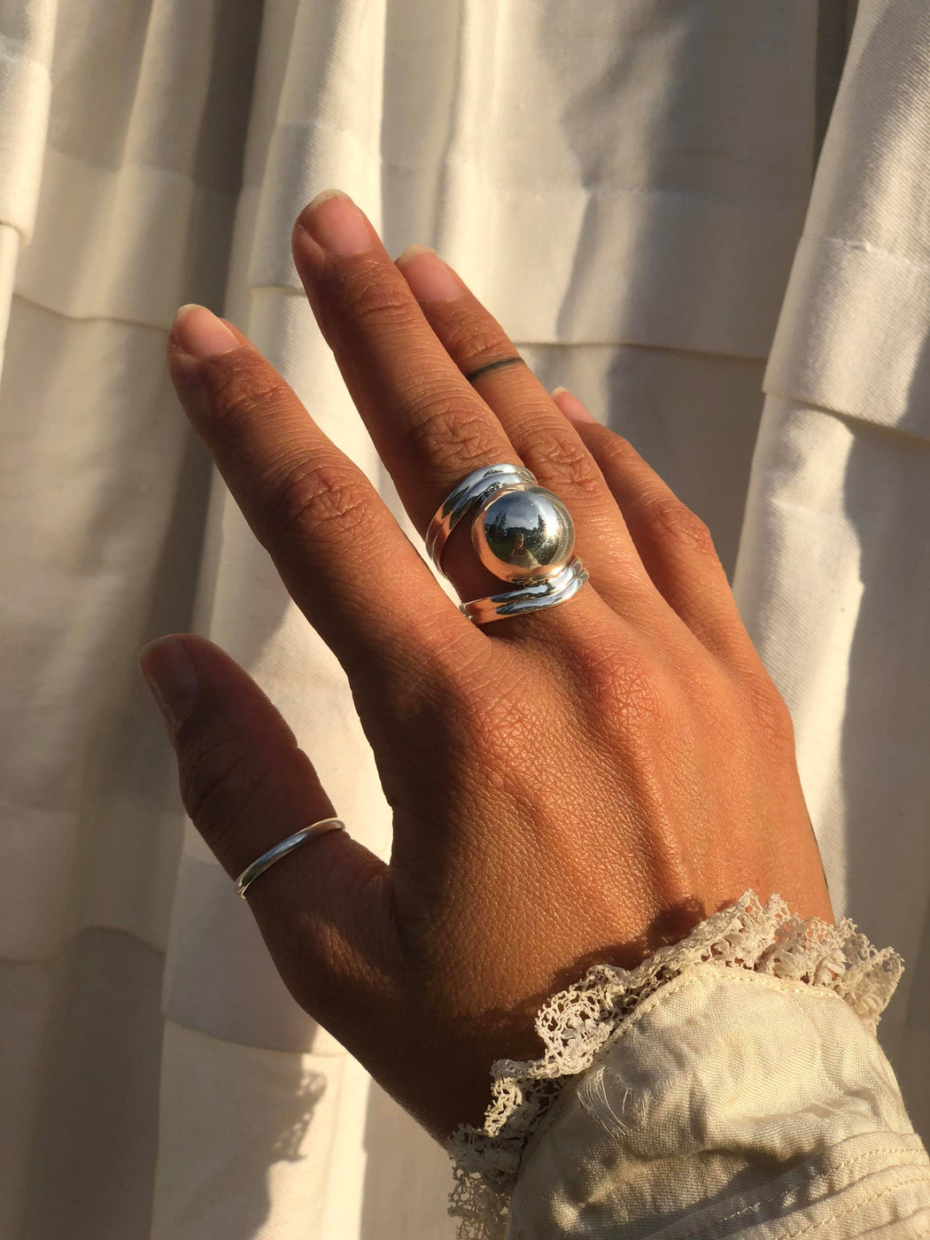 DE LA FUENTE | BAYLON RING | SILVER | HAZEL & ROSE | MINNEAPOLIS