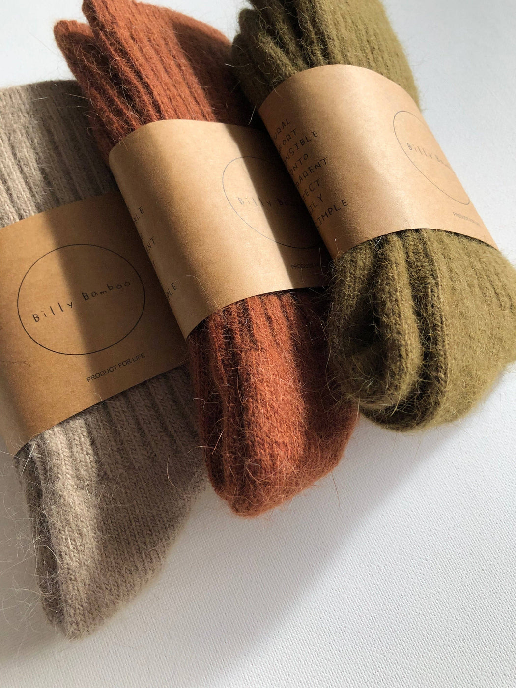 ROYAL ANGORA CABIN SOCKS | Maple