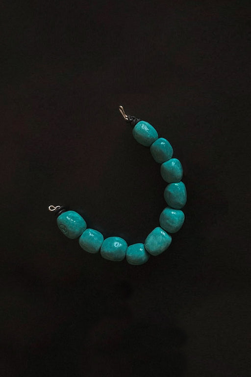 Kalamata Beaded Porcelain Bracelet | Turquoise