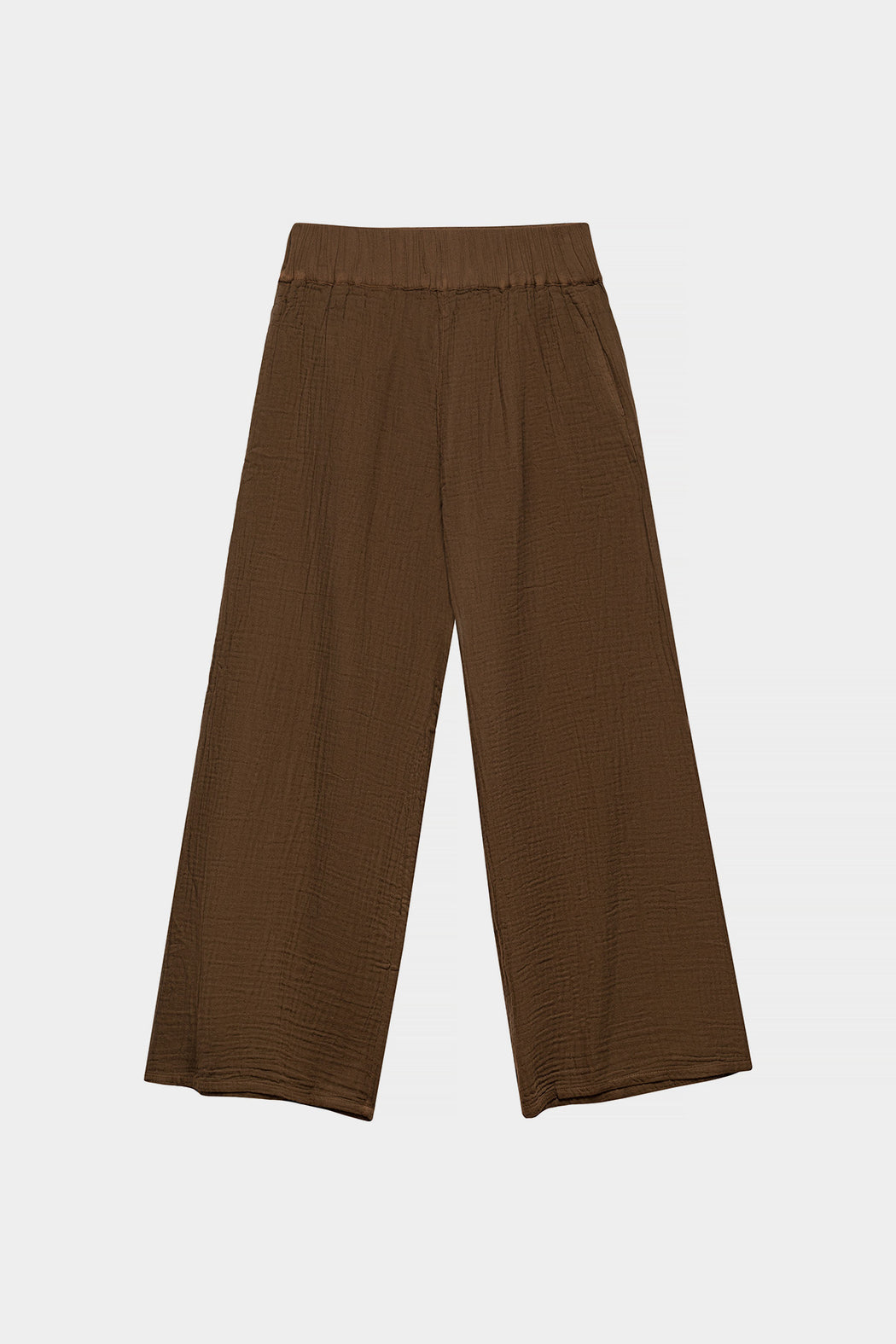 Honest Cotton | Crinkle Cotton Pant | Chocolate | hazel & Rose | Minneapolis