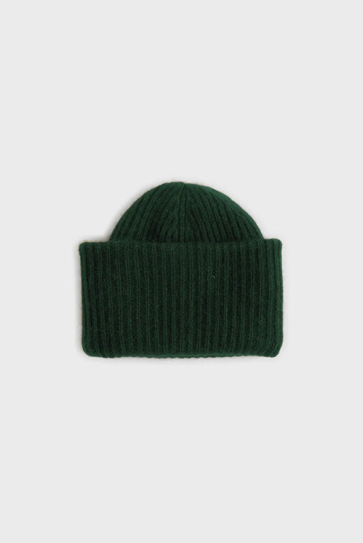 MORA CHUNKY BEANIE | Hunter Green