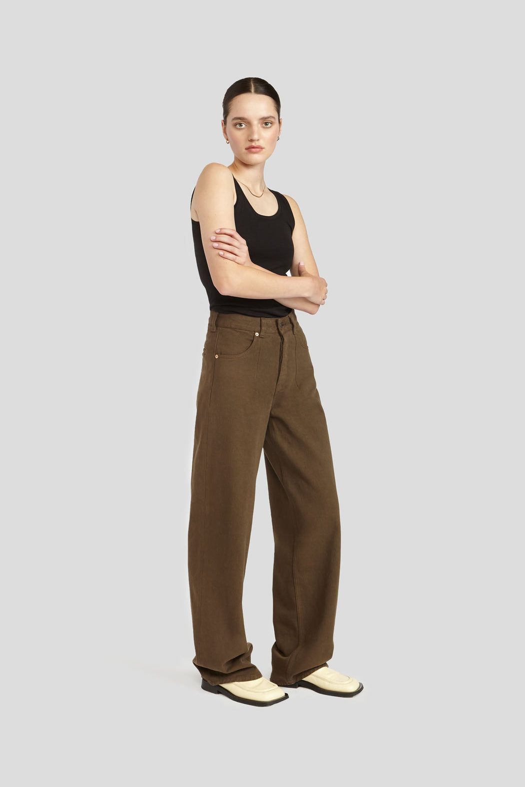 Decade | Noel Trouser | Espresso | Plus Size | Hazel & Rose | Minneapolis