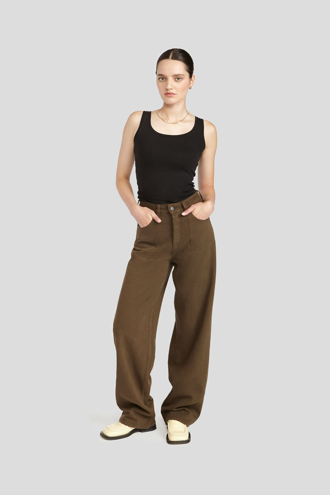 Decade | Noel Trouser | Espresso | Plus Size | Hazel & Rose | Minneapolis