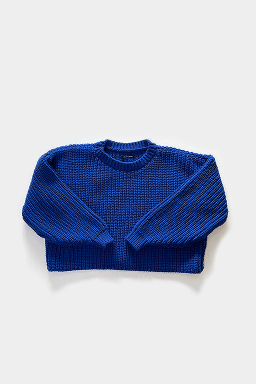 Balloon Sleeve Sweater | Sapphire