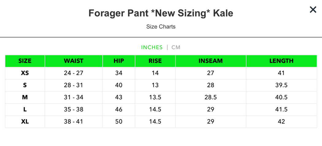 Forager Pants | Kale