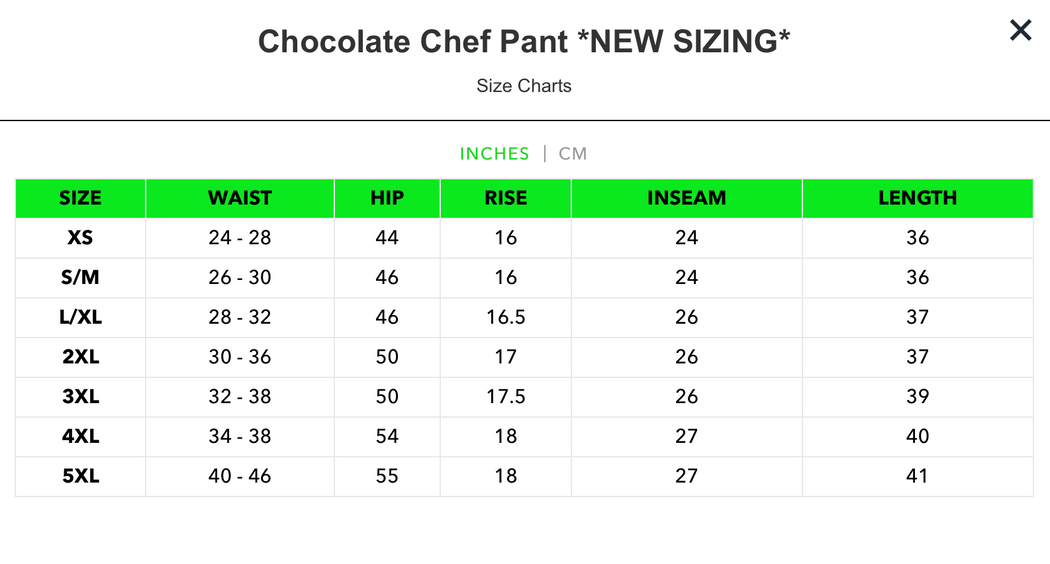 Chef Pants | Chocolate