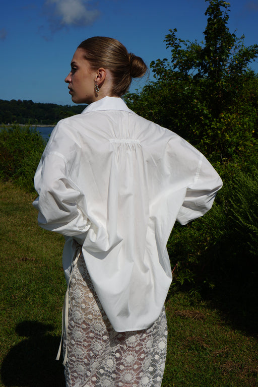 Proche | OVERSIZED BUTTON DOWN | WHITE | Hazel & Rose | Minneapolis