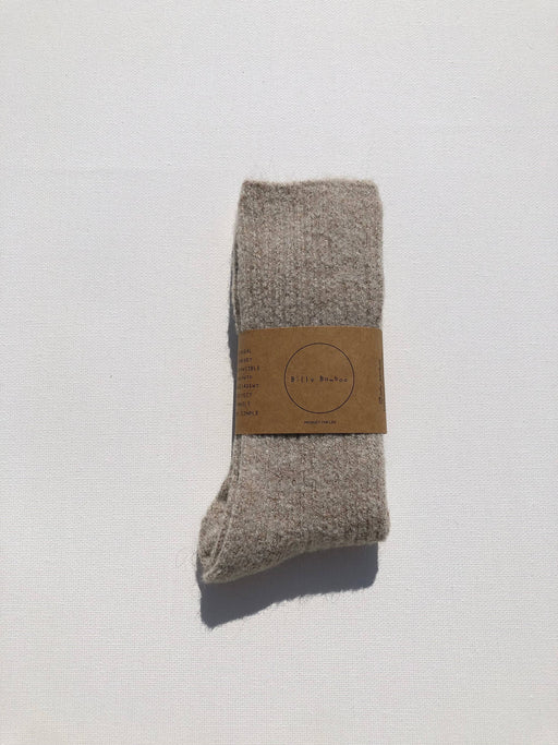 ALPACA CABIN SOCKS | Oat