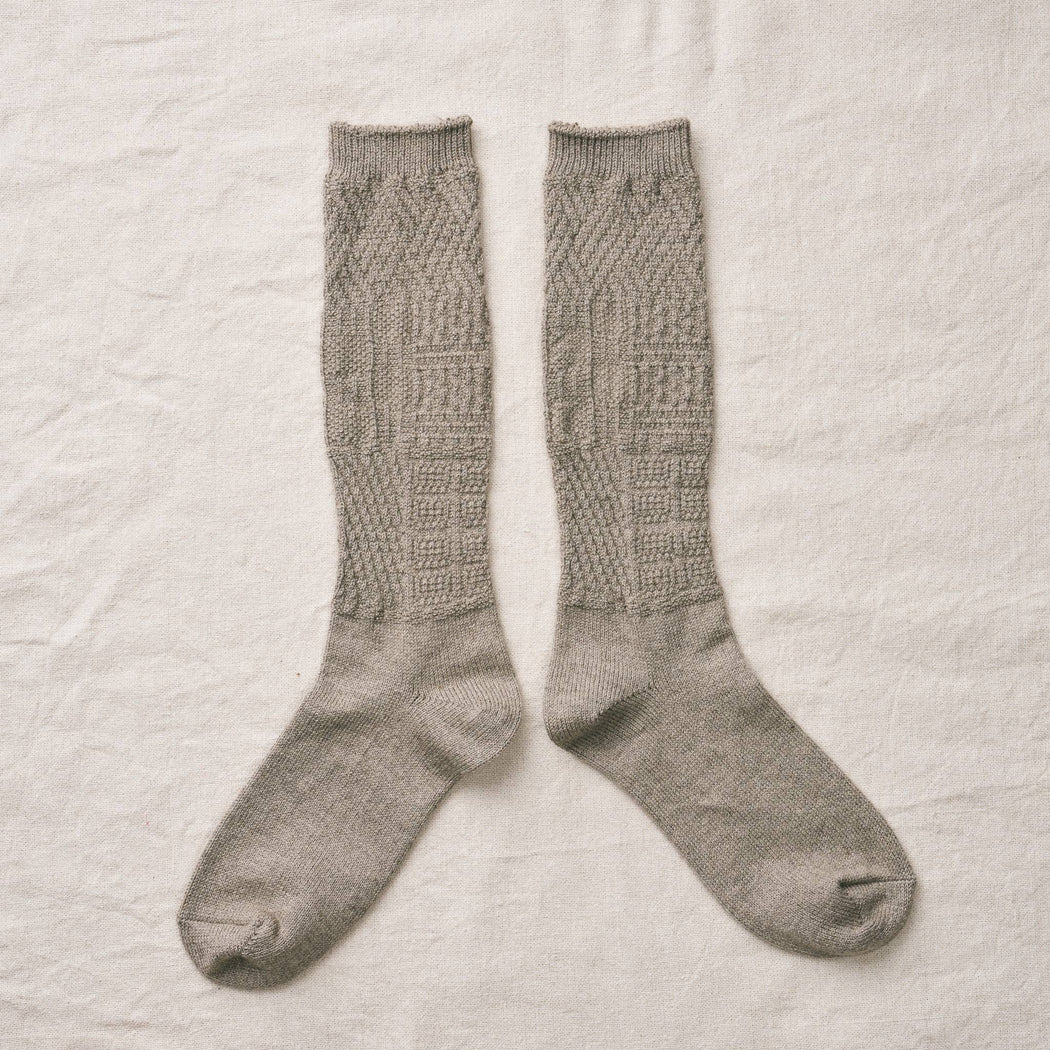 Organic Cotton Yak Knitting Patterns Socks | Green