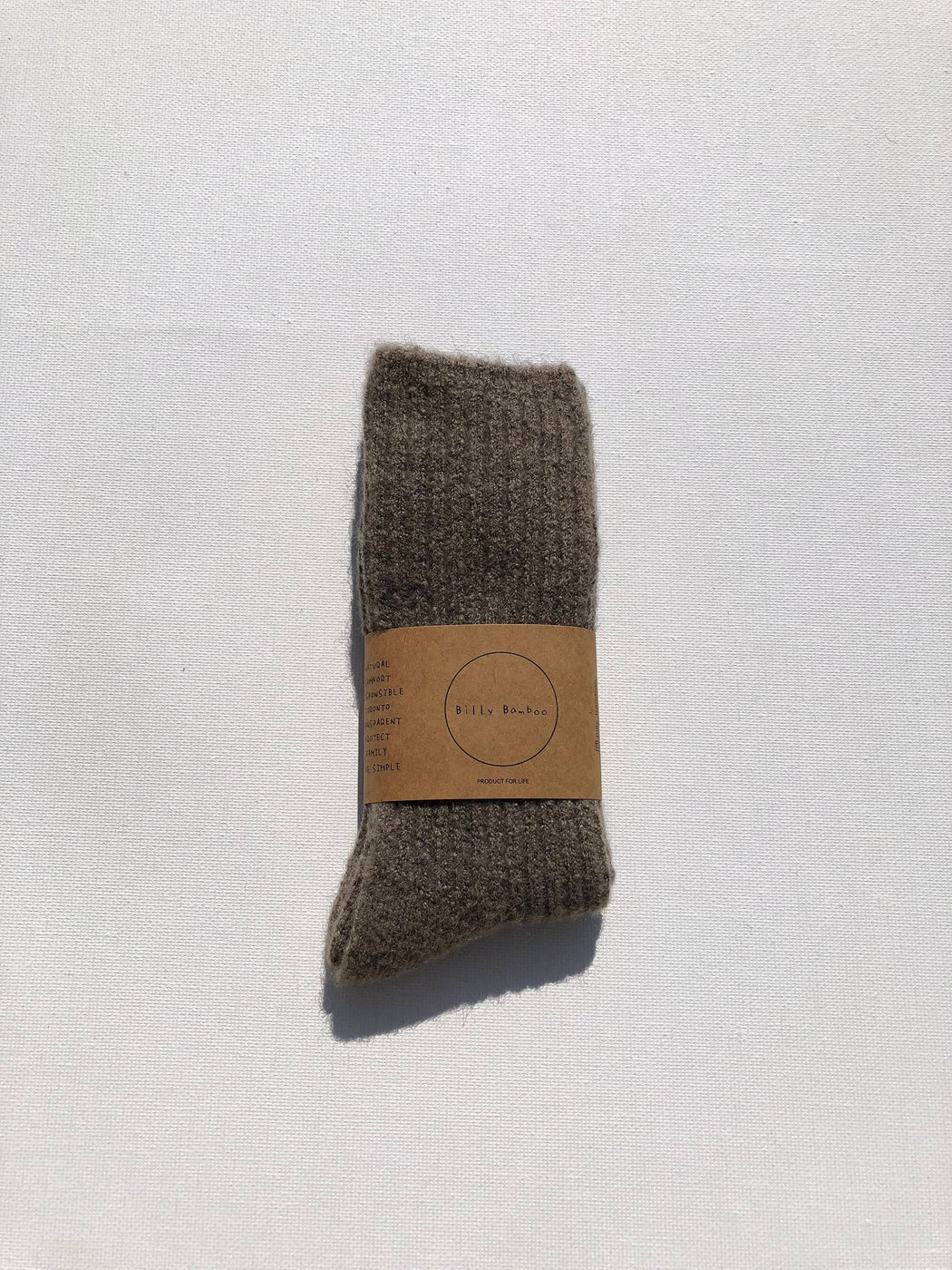 ALPACA CABIN SOCKS | Mushroom