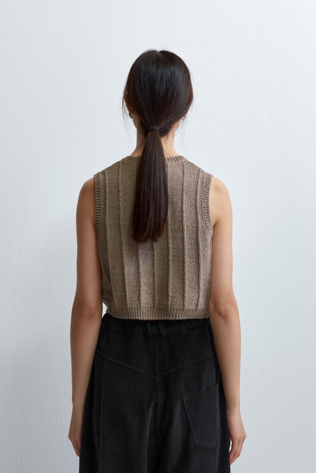 Cordera | HEATHER COTTON WAISTCOAT | TAUPE | Hazel & Rose | Minneapolis