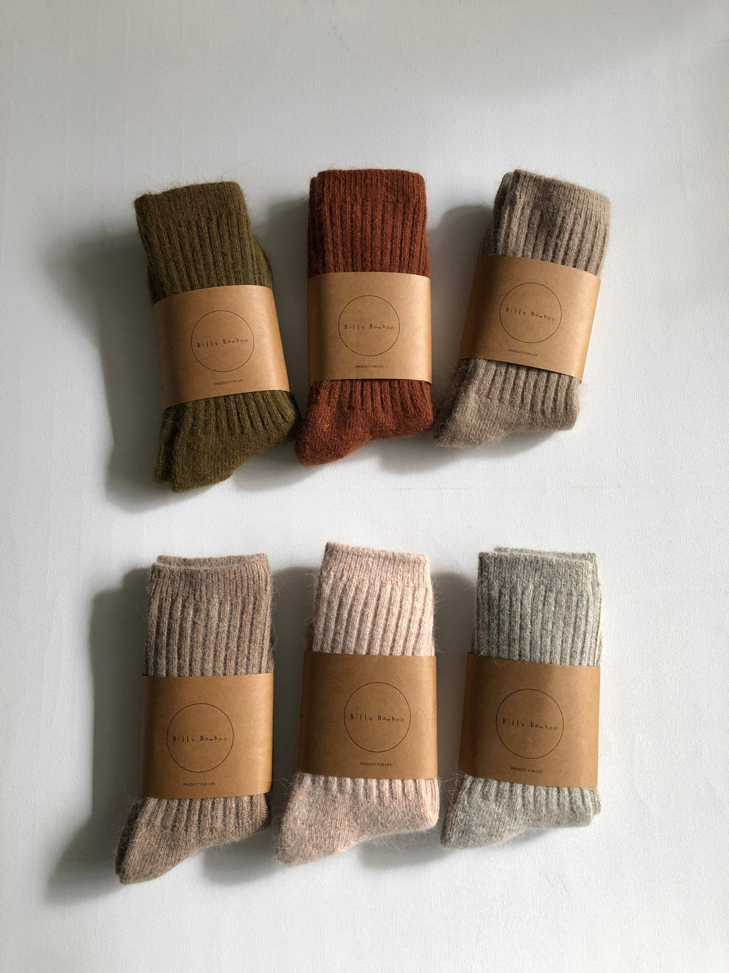 ROYAL ANGORA CABIN SOCKS | Olive