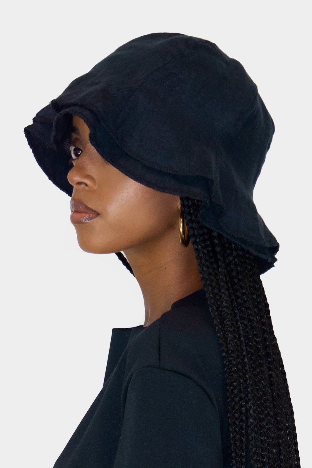 META-ISM by Denimani | DOUBLE LINEN TULIP HAT | Hazel & Rose | Minneapolis