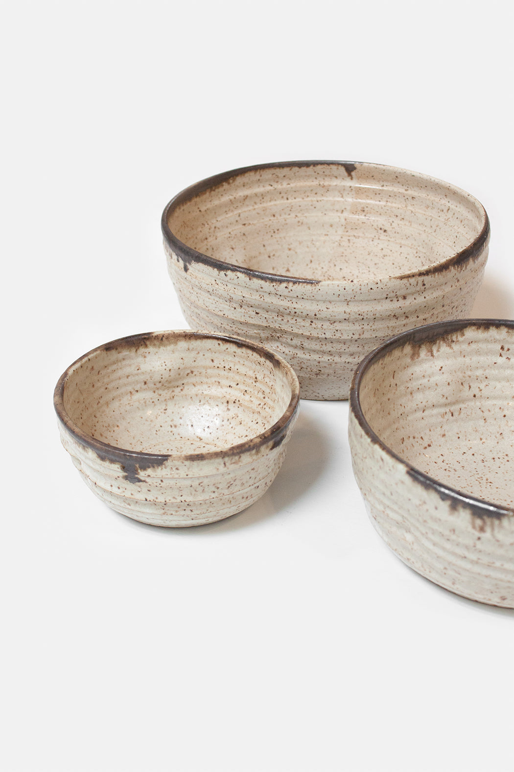 Gina DeSantis Ceramics | Luna Nesting Bowls | Sand | Hazel & Rose | Minneapolis | Minnesota